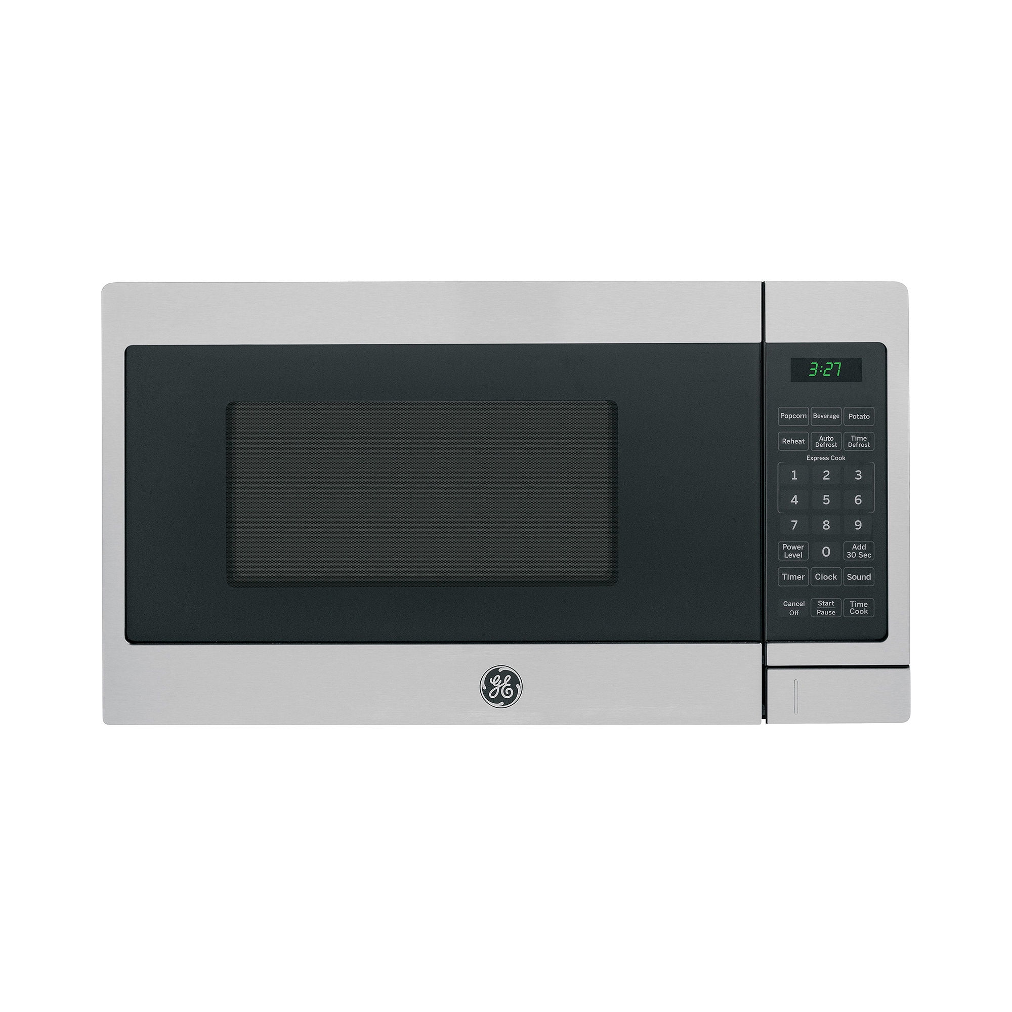 GE JEM3072SHSS 0.7 Cu. Ft. Small Countertop Microwave, Stainless Steel