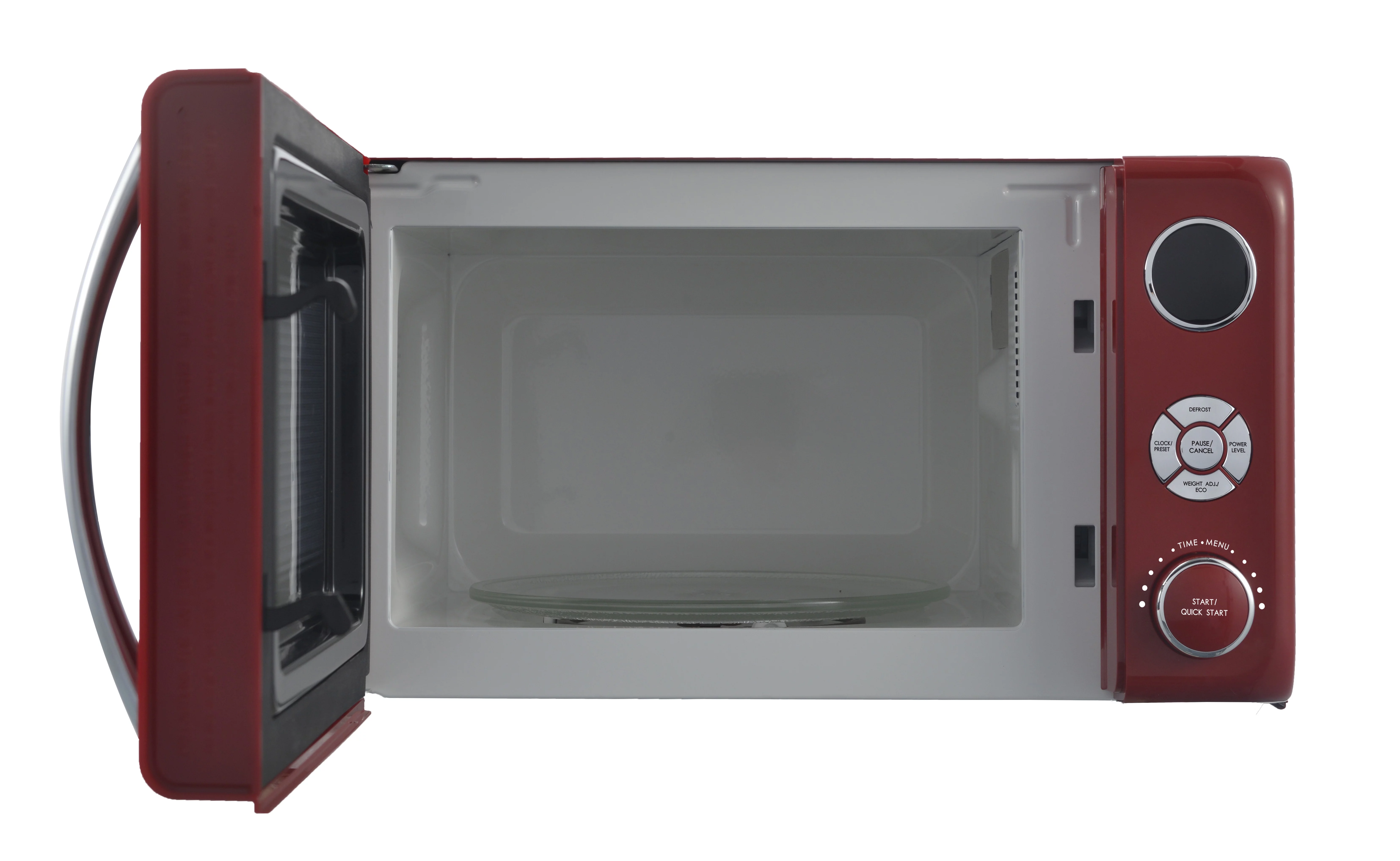 Galanz GLCMKA07RDR-07 0.7 Cu.ft Retro Countertop Microwave 700W, Red