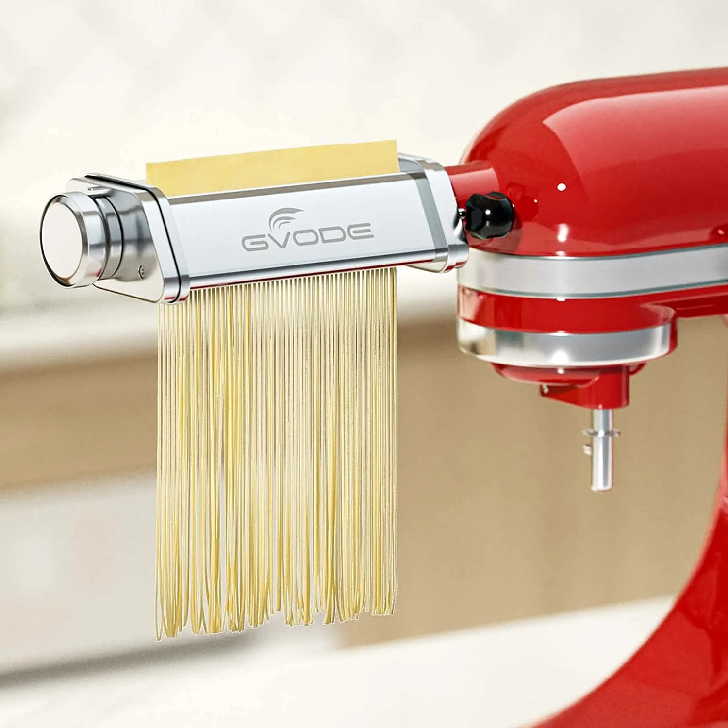 Hozodo KitchenAid Stand Mixer Accessories 3 Piece Pasta Attachments, Pasta Roller & Cutter
