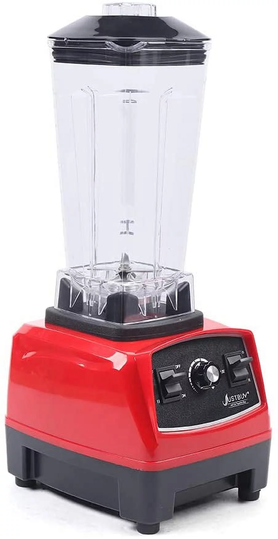 Blender, Commercial Kitchen Food Blender, Smoothie Blender, Used For Milkshake Crushing Frozen Dessert Soup (red)