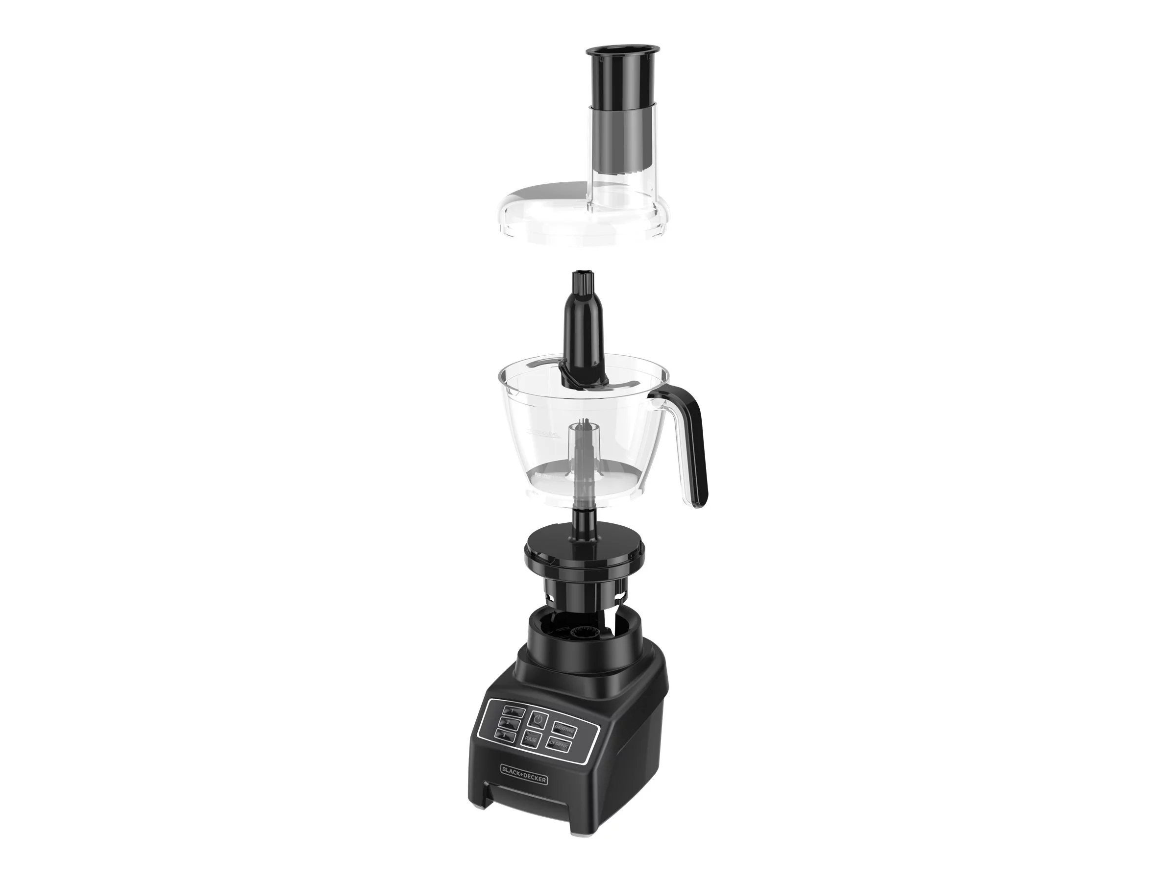 BLACK+DECKER PowerCrush BL1275BGFP - Blender - 1.5 qt - 800 W - black/silver