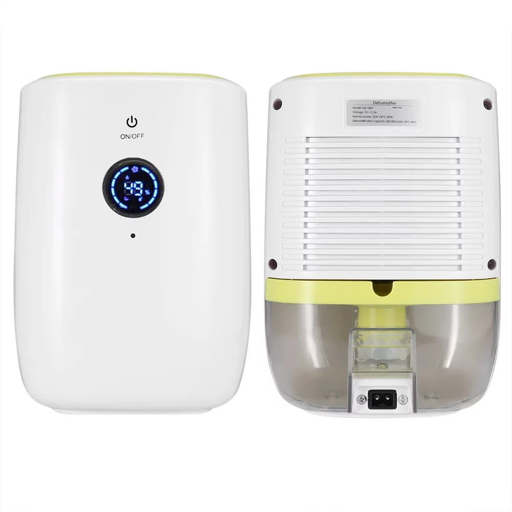 800ML Portable Auto off Electric Air Dehumidifier for Home Moisture Absorbing 100-240V(EU Plug)