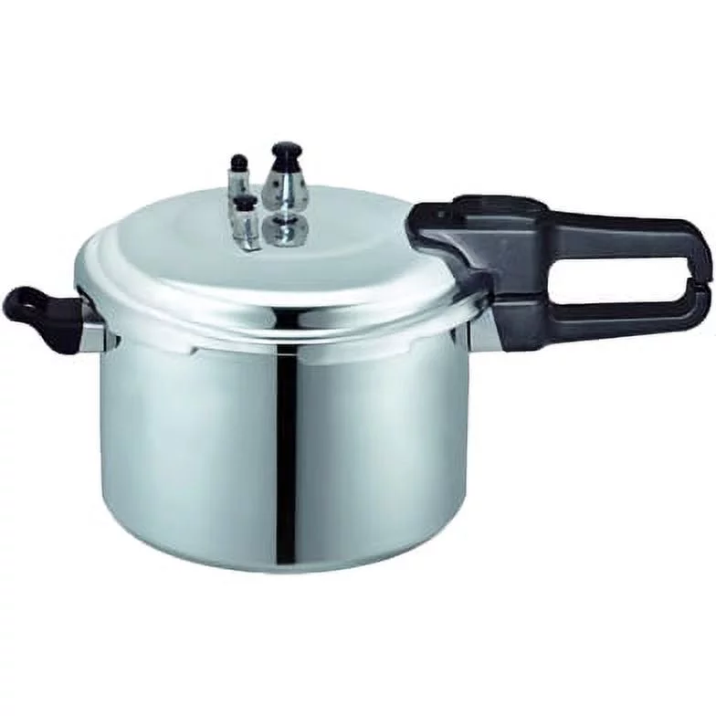 Brentwood BPC-112 9.5 Quart Pressure Cooker with 3 Safety Valves, Aluminum
