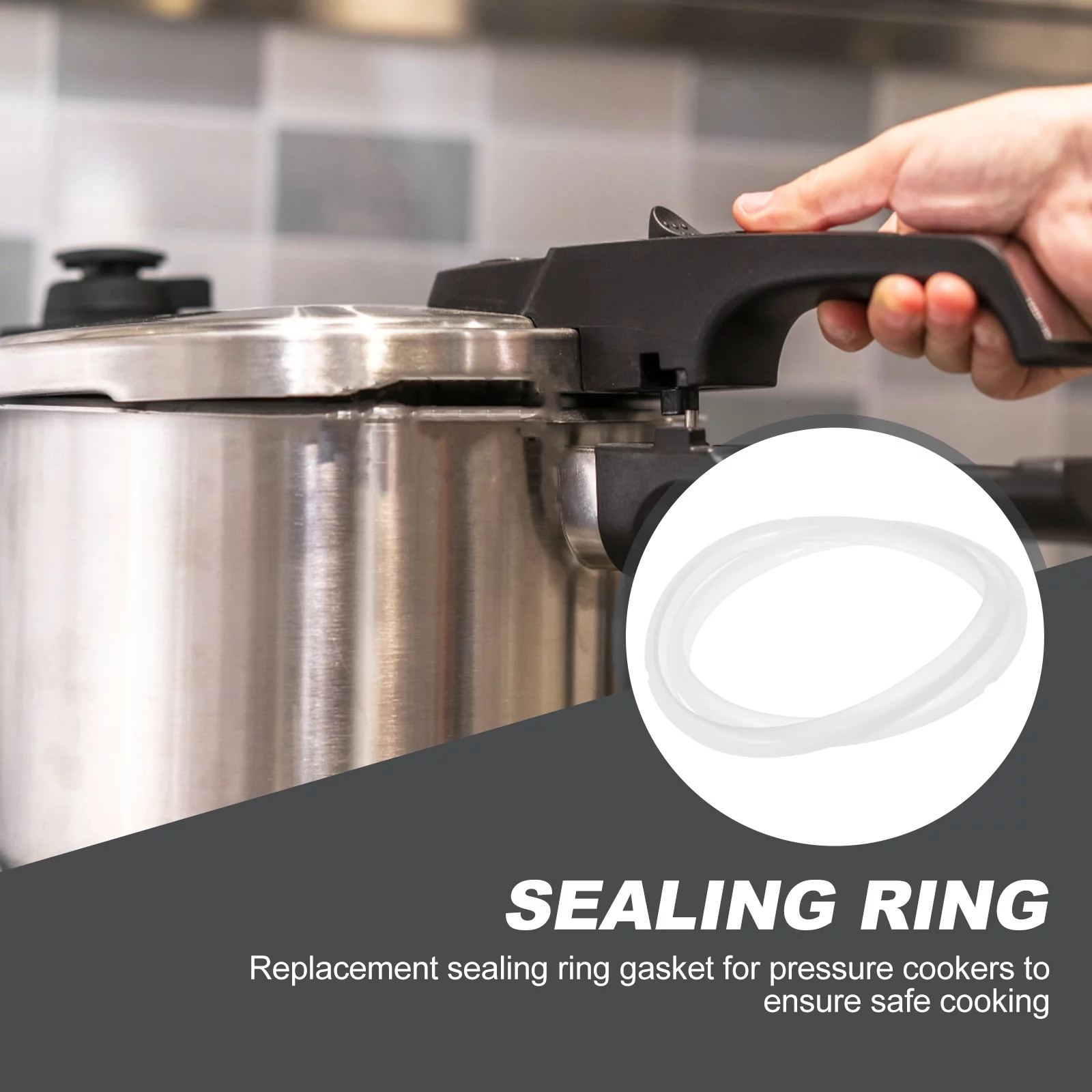 4 Sets Pressure Cooker Accessories Supply Pot Rubber Ring Washers Universal Stainless Kitchen Assoccories for