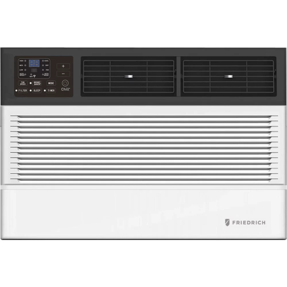 Friedrich CCF08B10A Chill Premier 8,000BTU 115V Smart Wi-Fi Room Air Conditioner Bundle with 2 YR CPS Enhanced Protection Pack