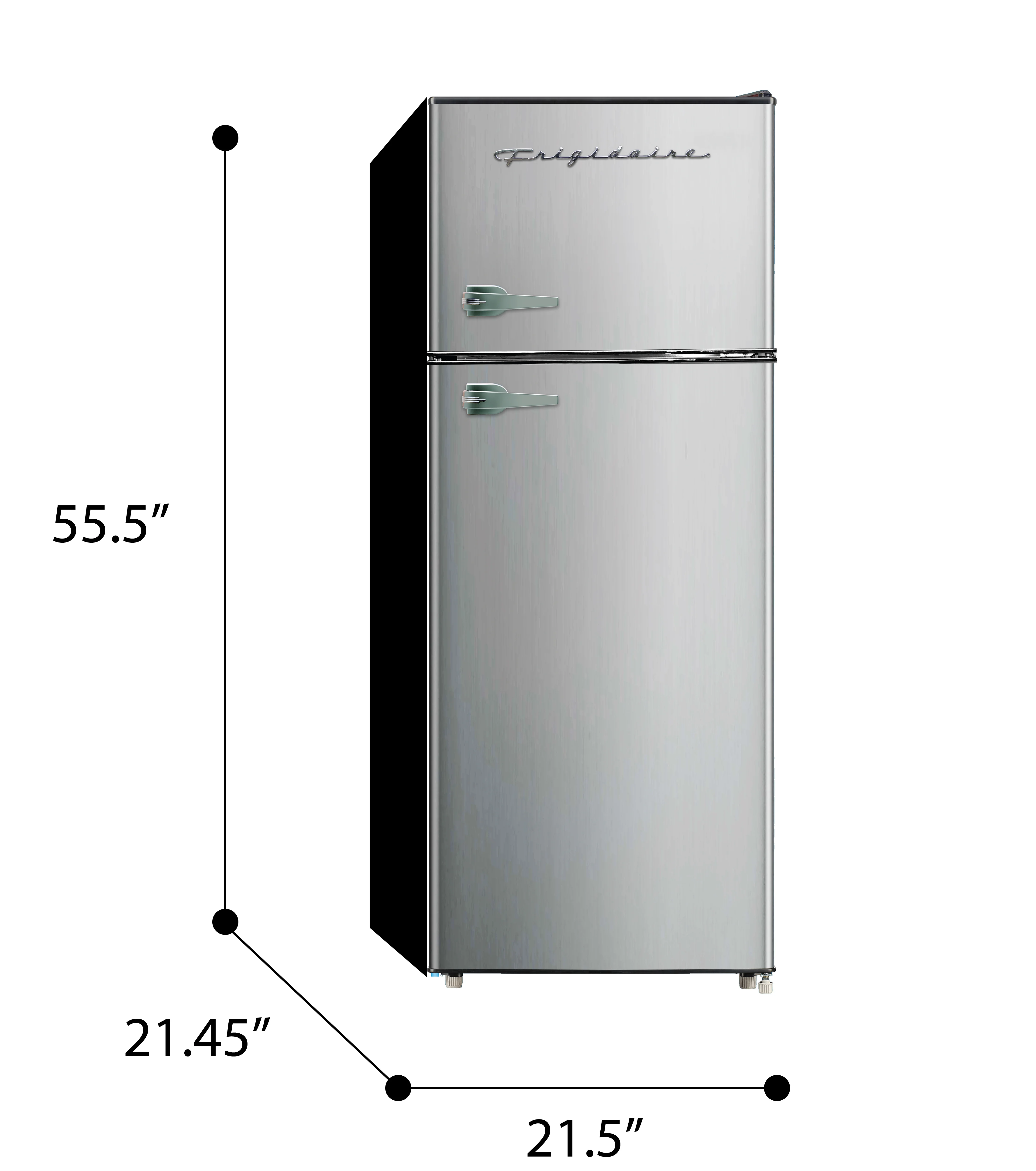 Frigidaire 7.5 Cu. ft. Retro Refrigerator, efr751, Platinum Design