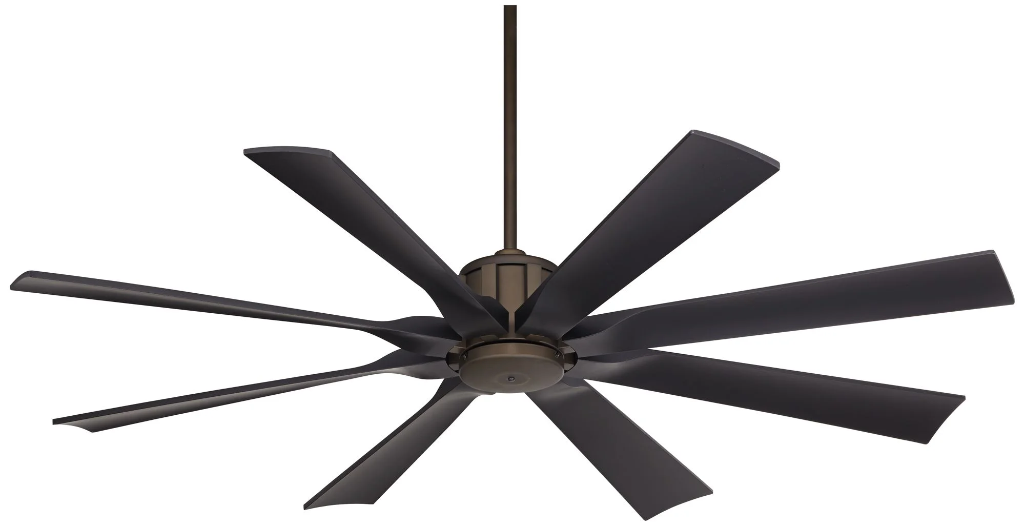 60' Possini Euro Design Defender Modern Industrial Indoor Outdoor Ceiling Fan Remote Control Oil Rubbed Bronze Damp Rated Patio