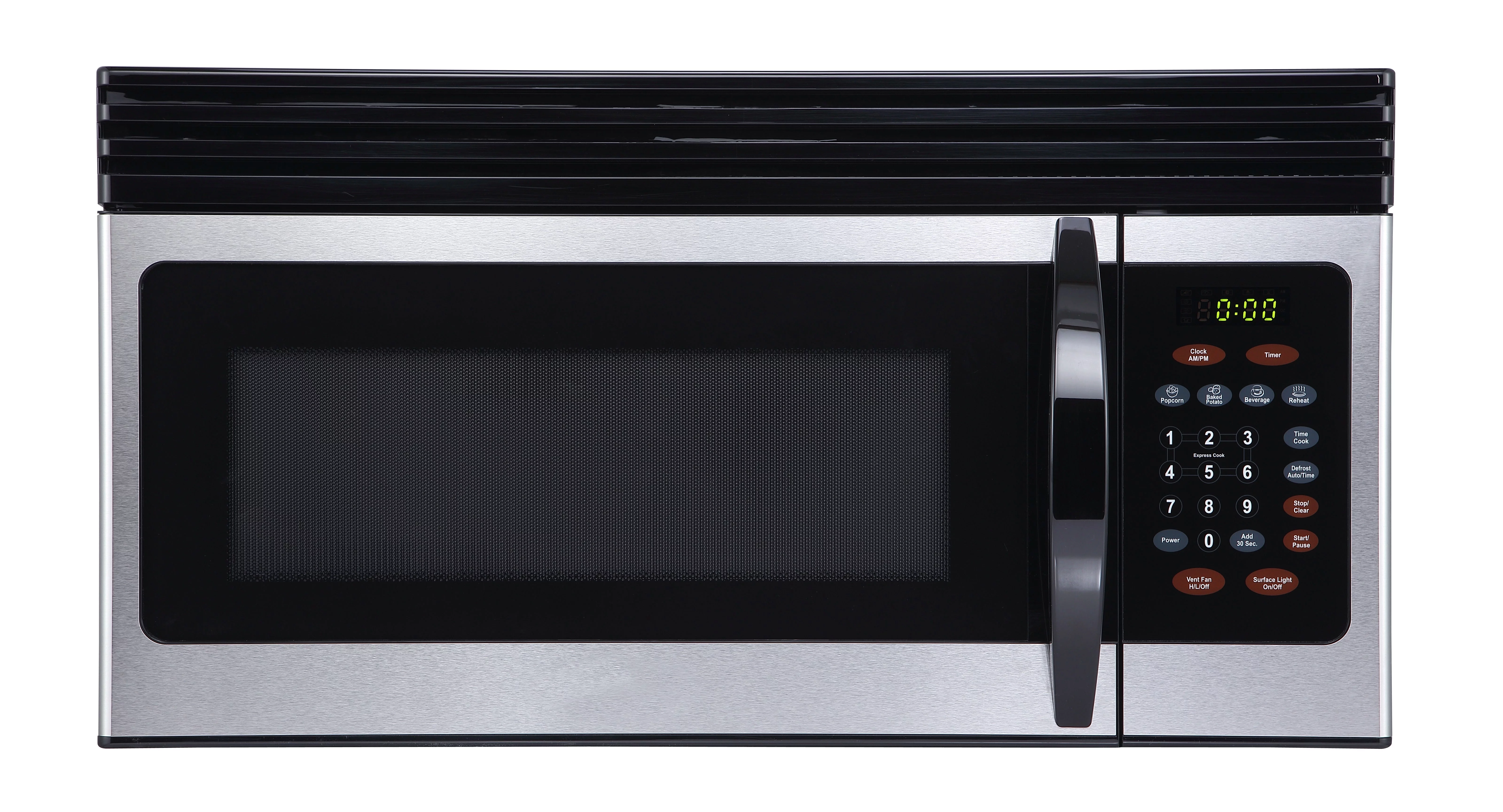 Black+Decker Over The Range 1.6 Cu Ft Microwave, Stainless Steel