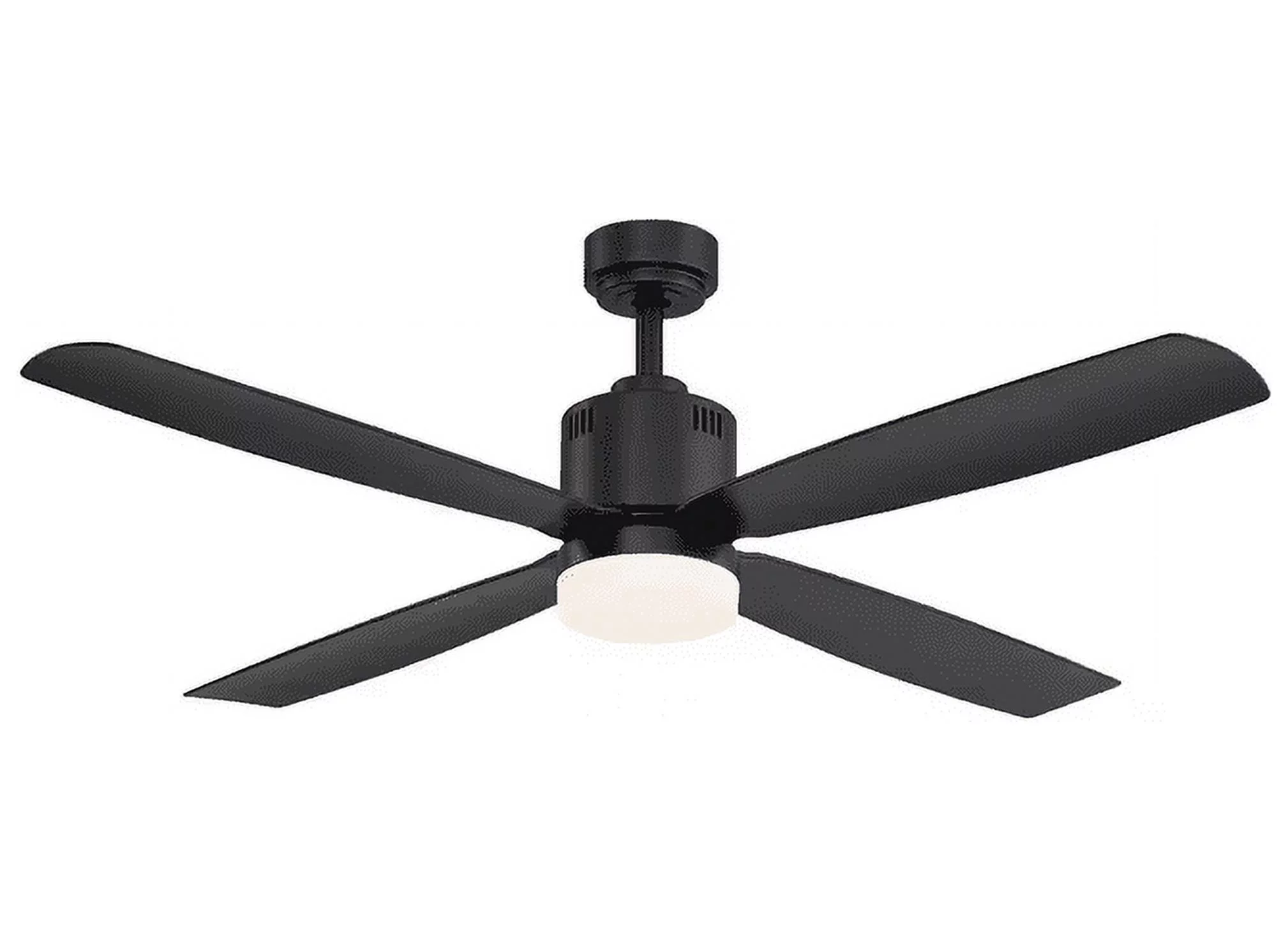 Kitteridge 52 in. LED Indoor Matte Black Ceiling Fan with Light Kit