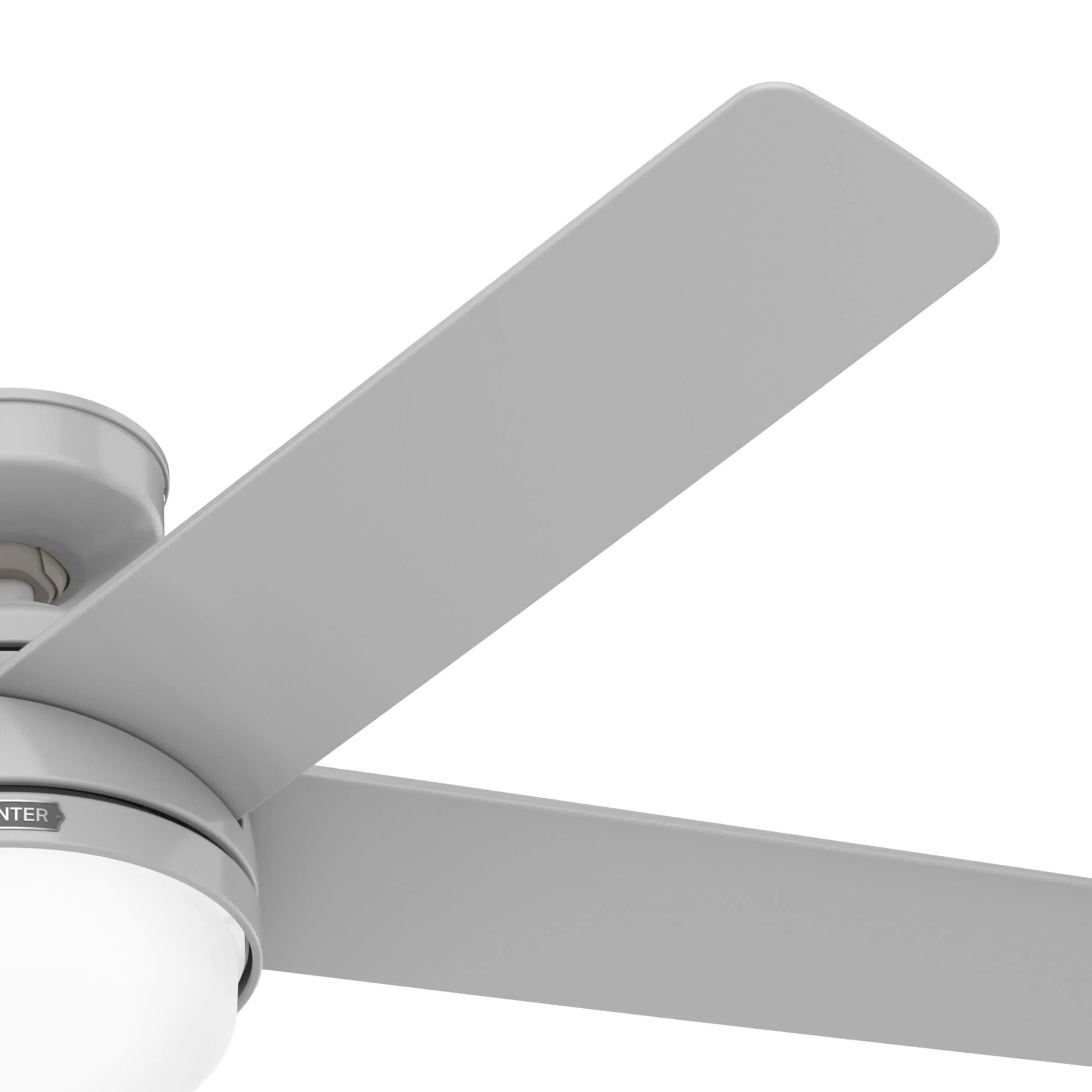 Hunter Fan Company Yuma 52 Inch Outdoor Ceiling Fan with Lights, Dove Gray
