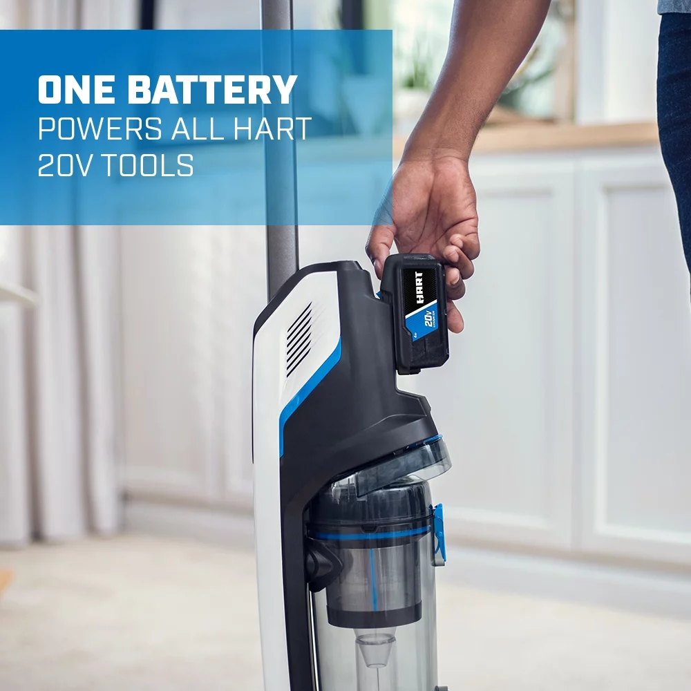 HART 20-Volt High Capacity Cordless Stick Vacuum (Battery Not Included)