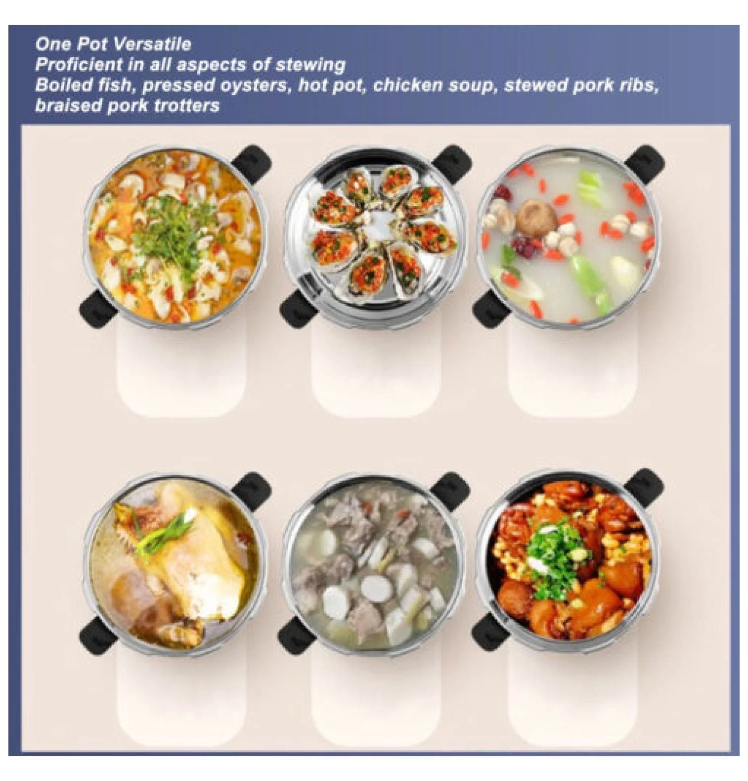 1.8L Pressure Cooker Mini Pressure Cooker Cooking Various Foods Healthy For Gas