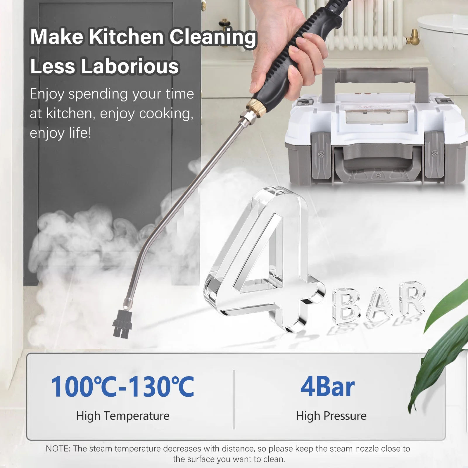 Dadypet Cleaning machine,Tankless Heavy Duty Tankless Heavy Portable Heavy Duty Steamer Duty Steamer Kitchen Steamer Kitchen Car Temperature Pressurized Handheld er Temperature RHUA