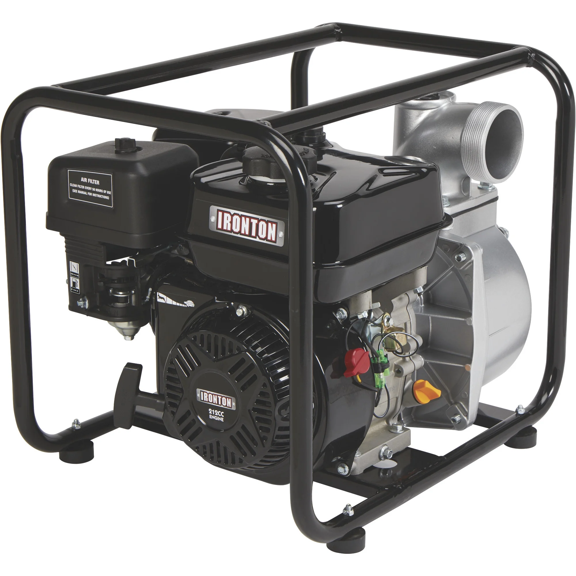 Ironton Semi-Trash Water Pump - 3in. Ports, 14,160 GPH, 1/3in. Solids Capacity