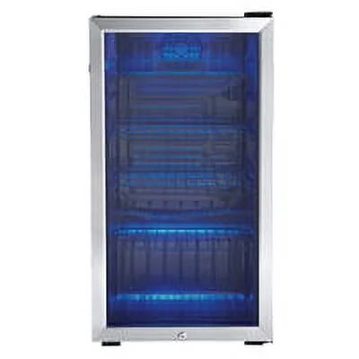 Danby DBC117A1BSSDB-6 3.1 cu. ft. Free-Standing Beverage Center in Stainless Steel