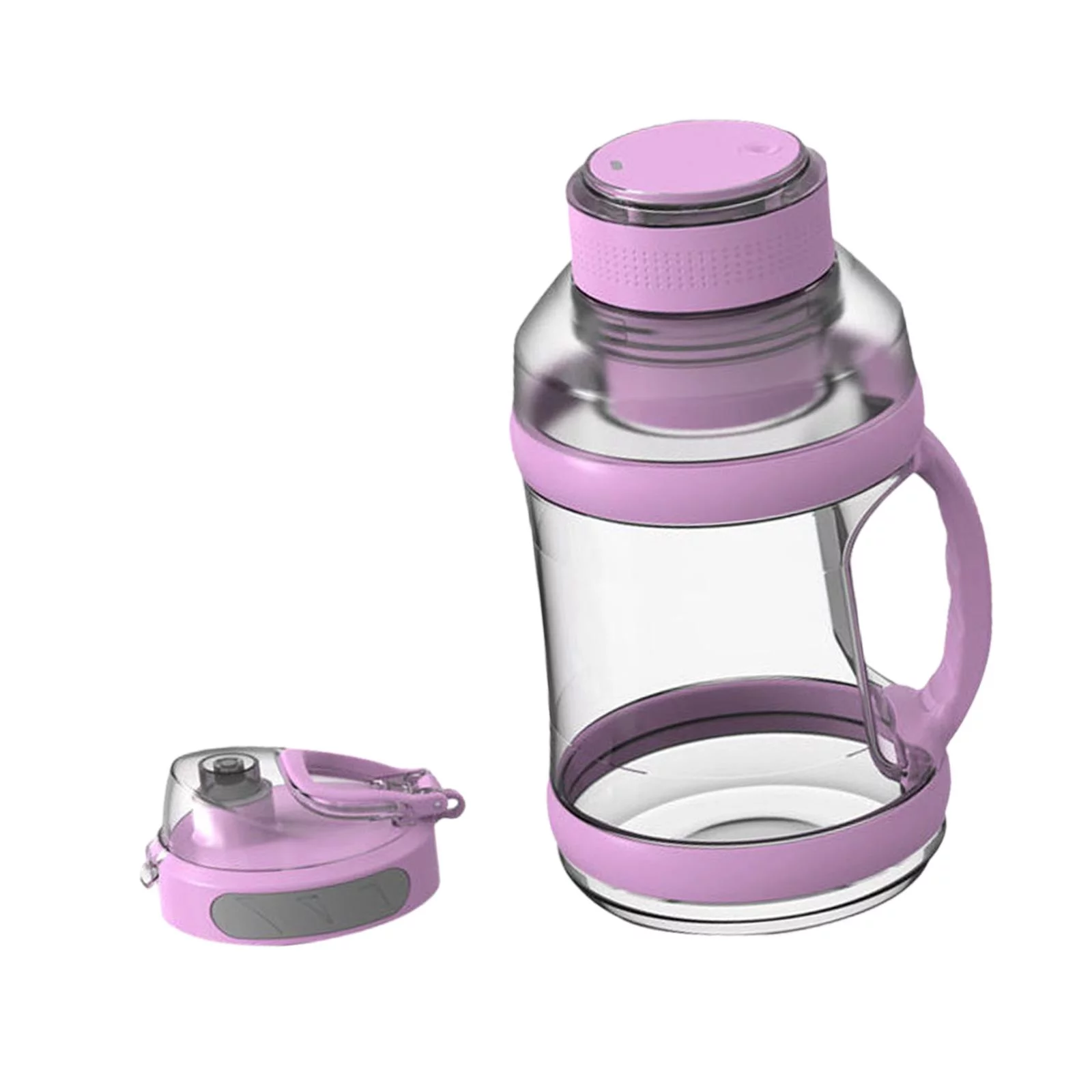 Fresh Juice Blender Portable Blender Cup 2L Outdoor Picnic Cordless Office with Handle Sports Pear Fruit Juice Fruits Blender violet