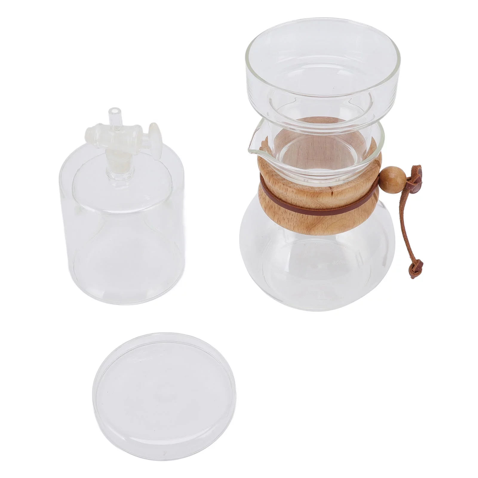 2024 Coffee Drip Pot Adjustable Glass Pour Over Coffee Maker for Iced Beer Drink Milk 400ml