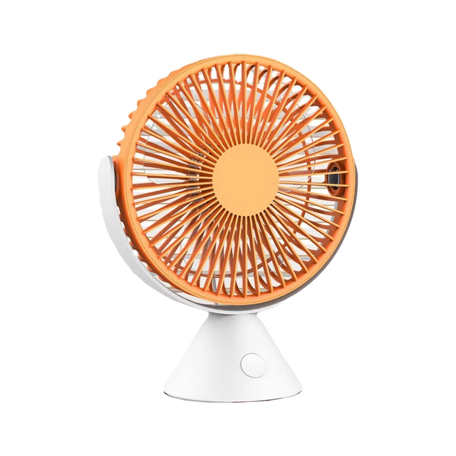 Desk Fan Quiet Operation Fan for Home Office Bedroom Orange