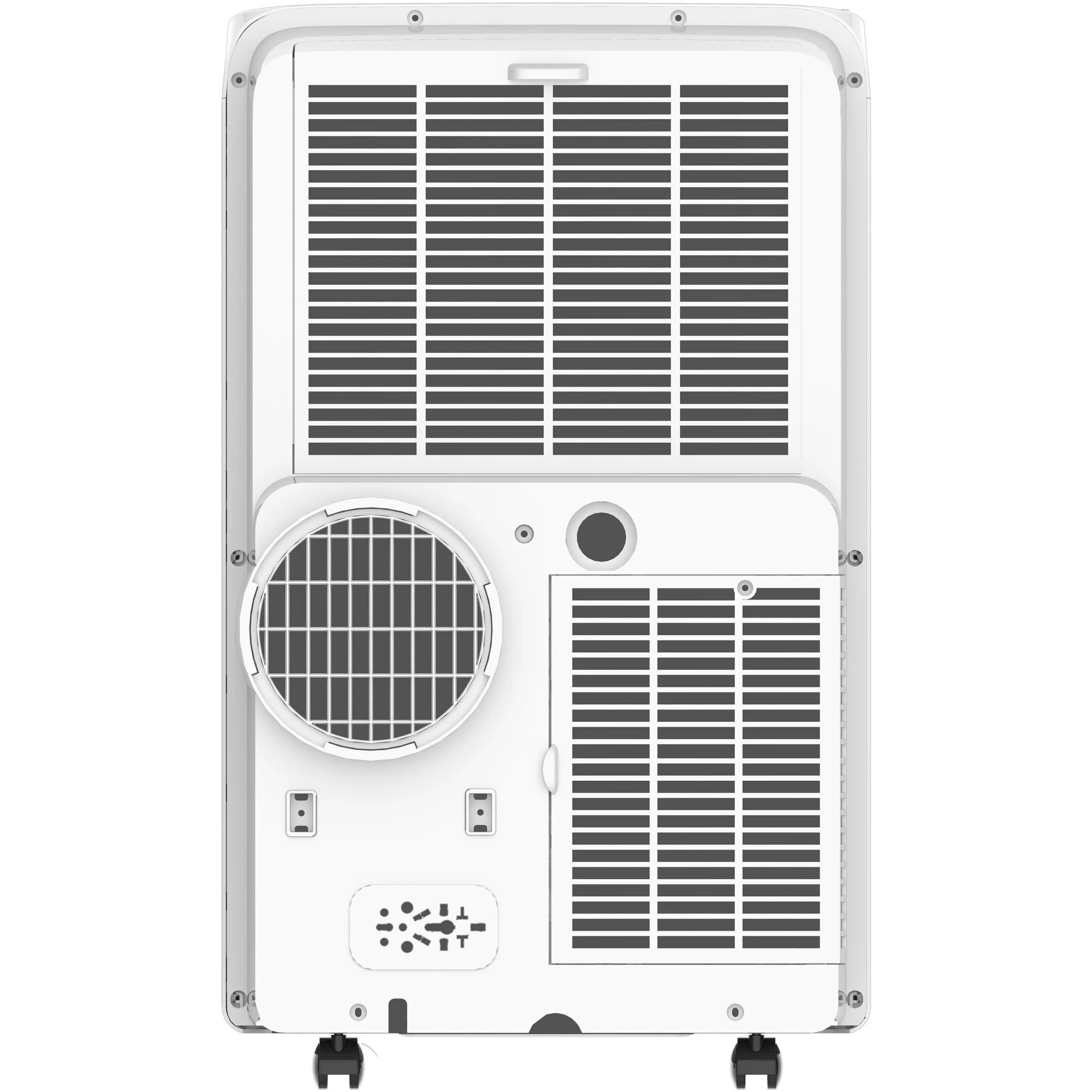 AuxAC 13,000 BTU Portable Air Conditioner with remote control, white