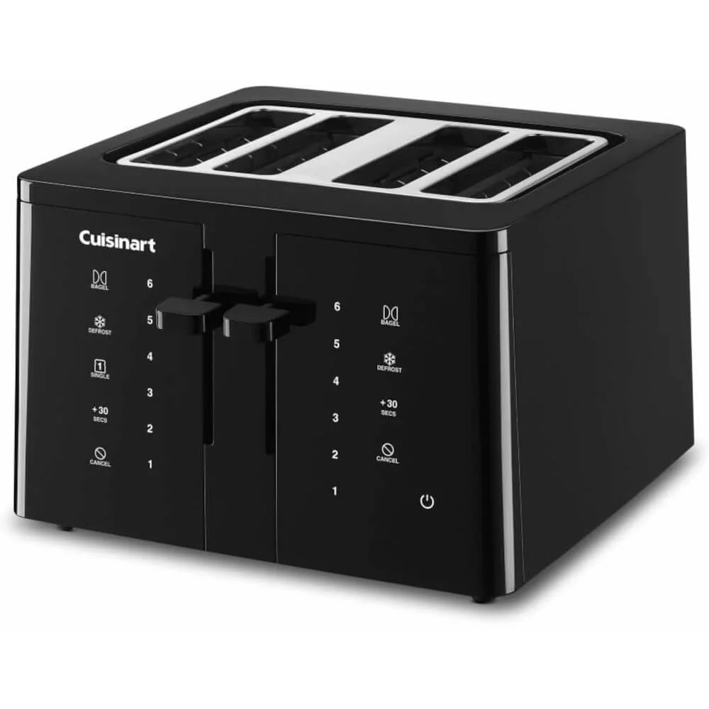 Cuisinart 4-Slice Black Touchscreen Toaster, New, CPT-T40P1