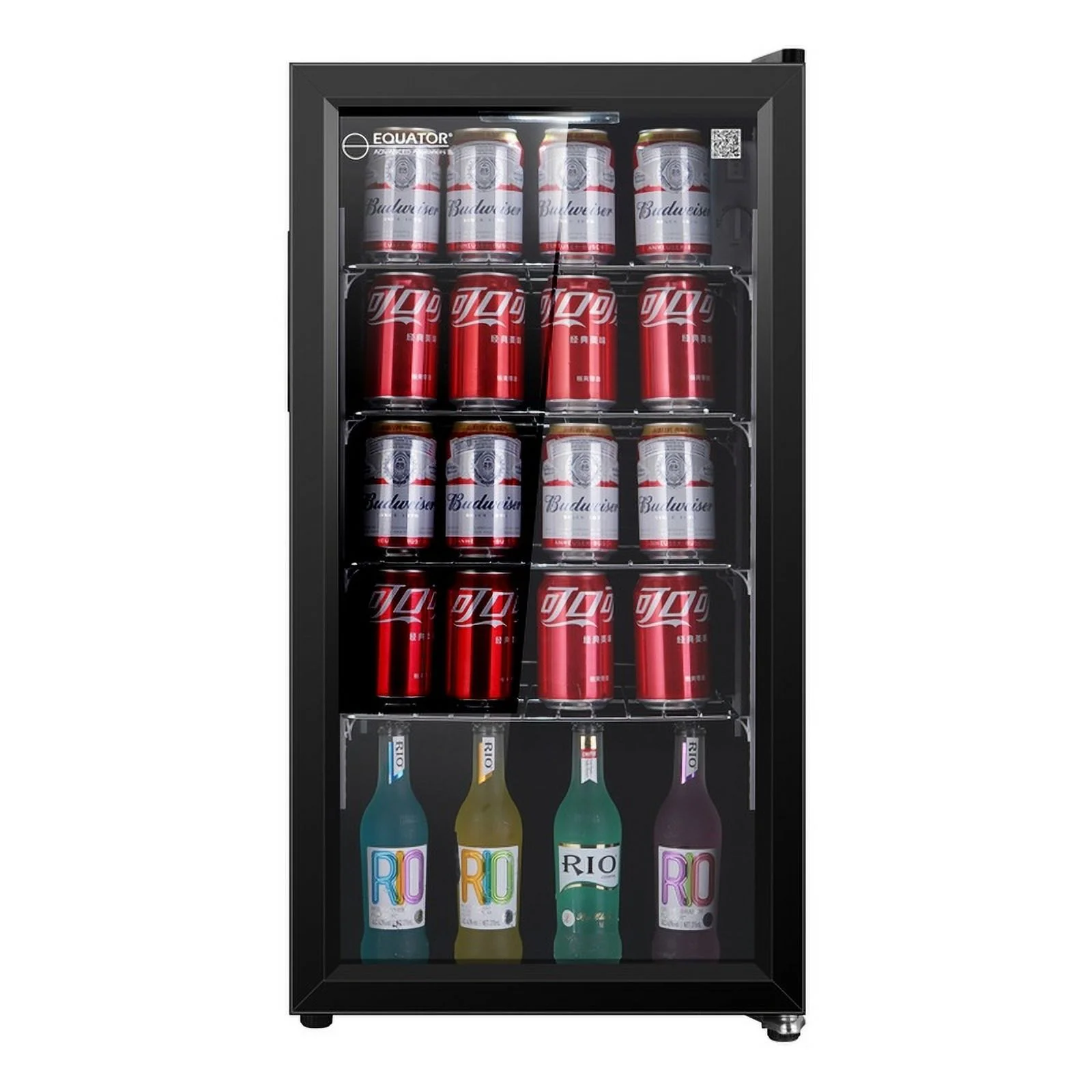 Equator Advanced Appliances Equator 3.17 cu.ft. Black Beverage Refrigerator Single Temperature Zone