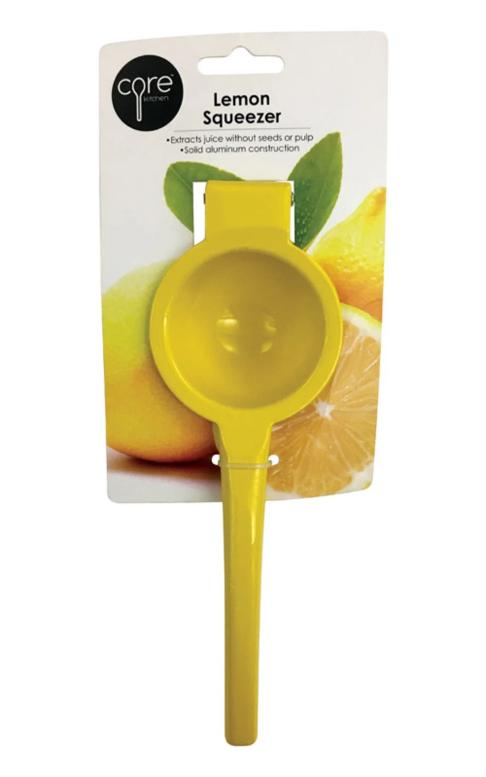 Core Kitchen Yellow Aluminum Lemon Squeezer