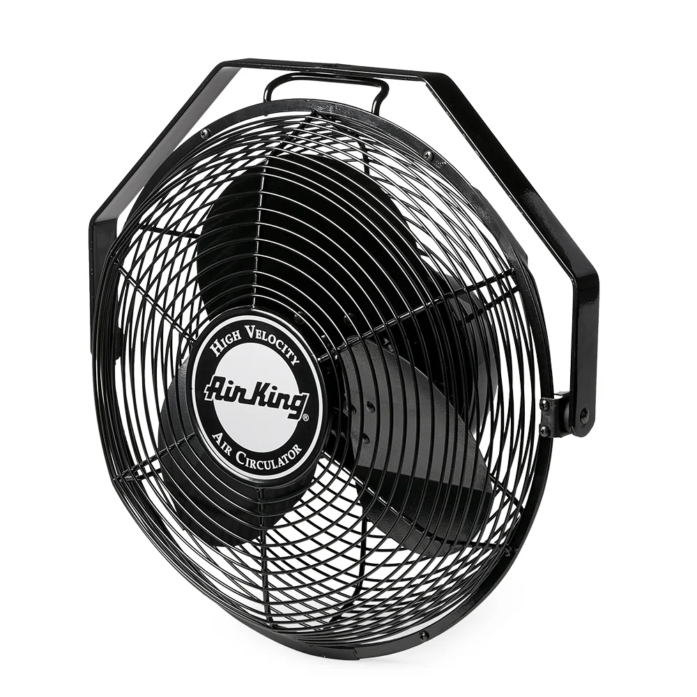 Open Box Air King 14' 1/20 HP 3-Speed Totally Enclosed Pivoting Head Mount Fan