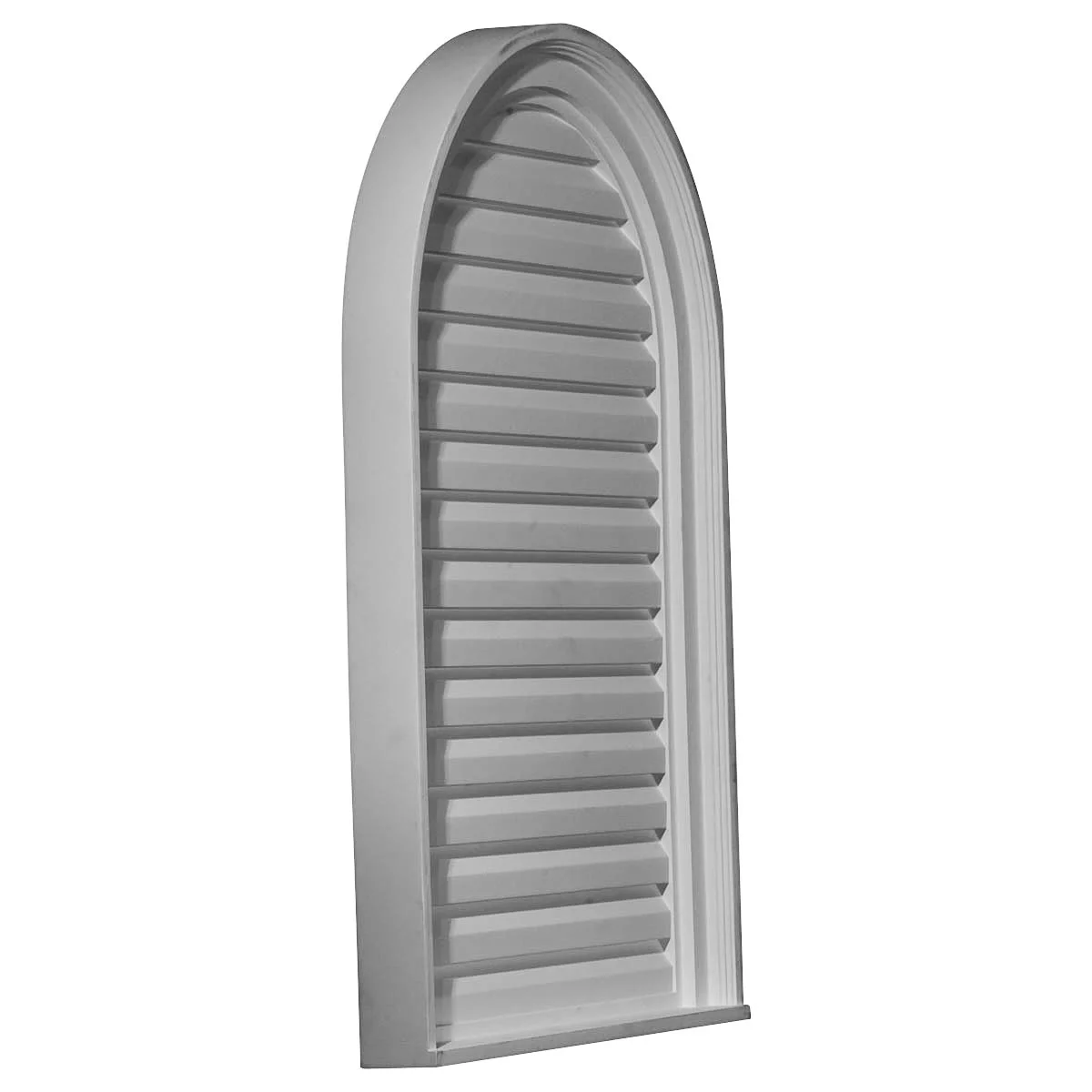 22'W x 32'H x 2 1/8'P, Cathedral Gable Vent Louver, Non-Functional