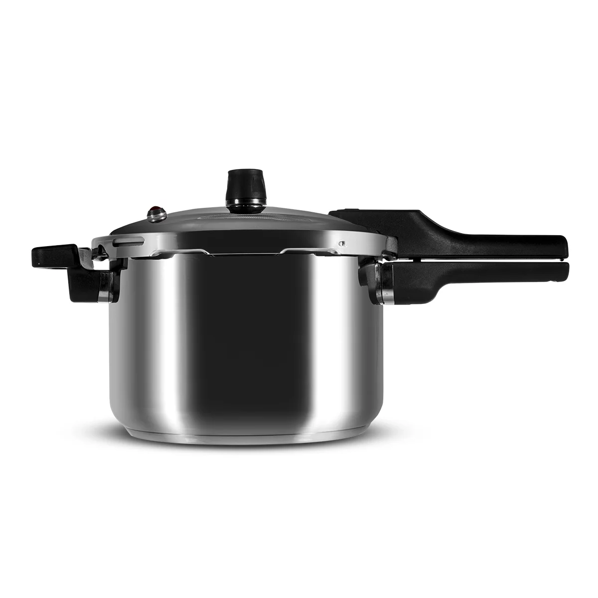 Barton - Pressure Cooker Pot, 7.4 Quart Capacity, Stainless Steel , Pot Pressure Regulator, Silver