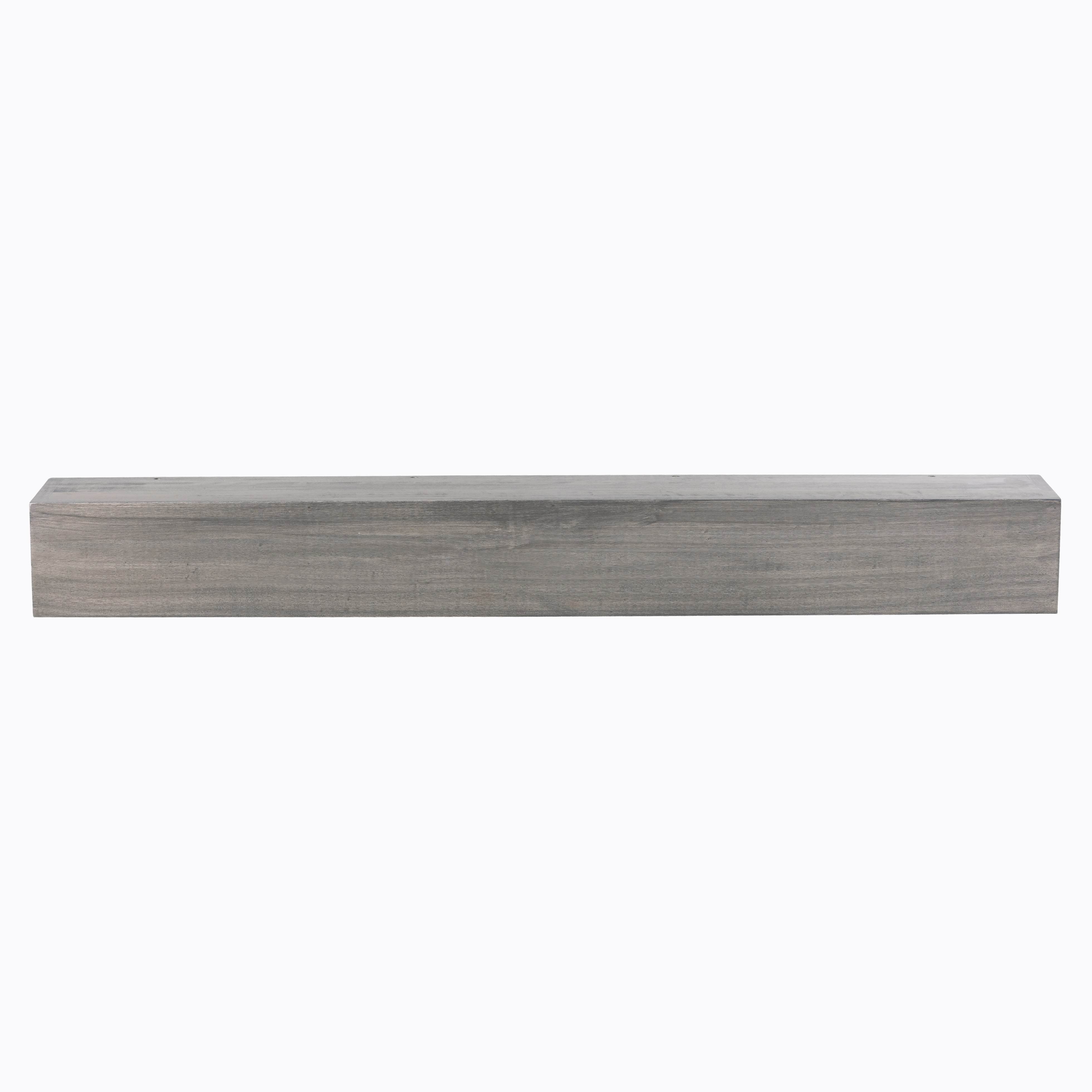 60' L x 5.5' H x 6.25' D Modern Farmhouse Ash Gray Fireplace Mantel
