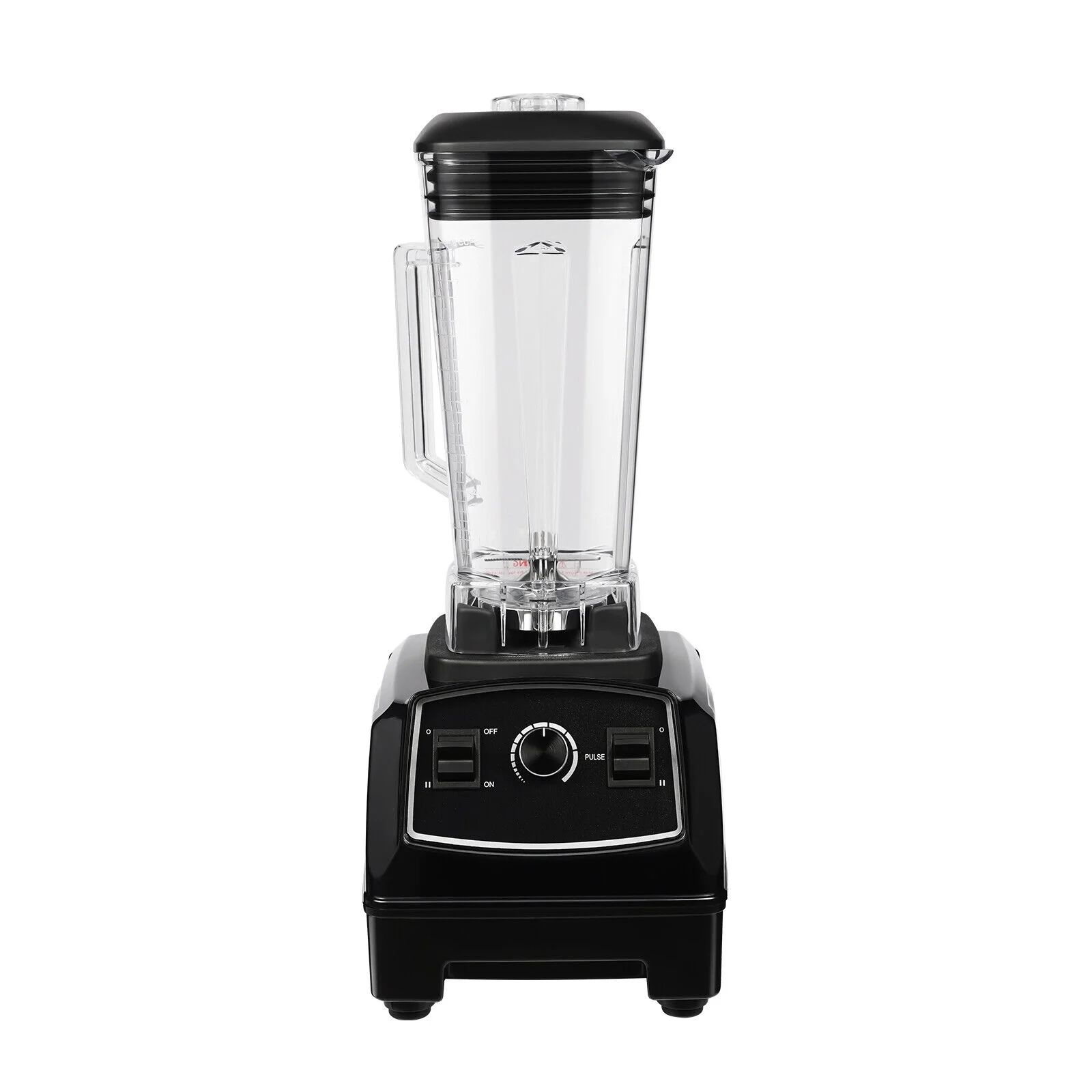 Commercial Grade Blender, 2L 2200W Heavy Duty Countertop Blender Mixer Food Processor Frozen Fruit Vegetable Juice Maker Large Smoothie Blender Ice Crusher (Black)