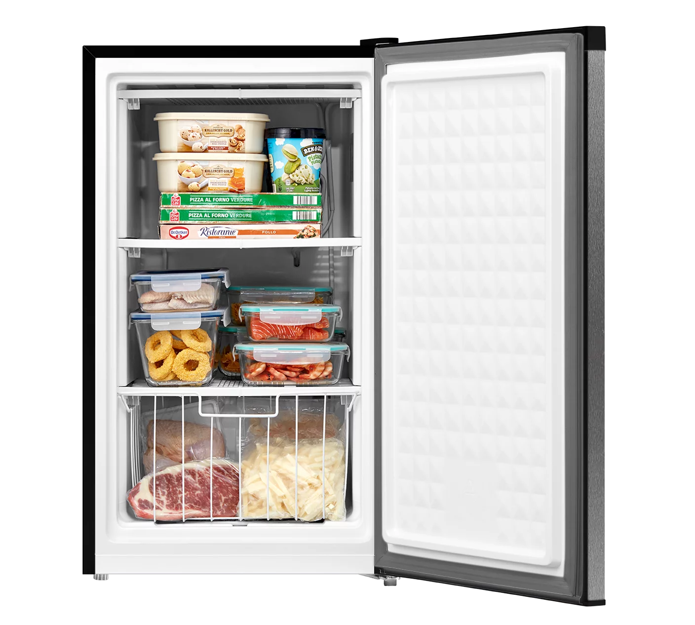 Arctic King 3.0 Cu ft Upright Freezer Stainless Steel Door, E-Star