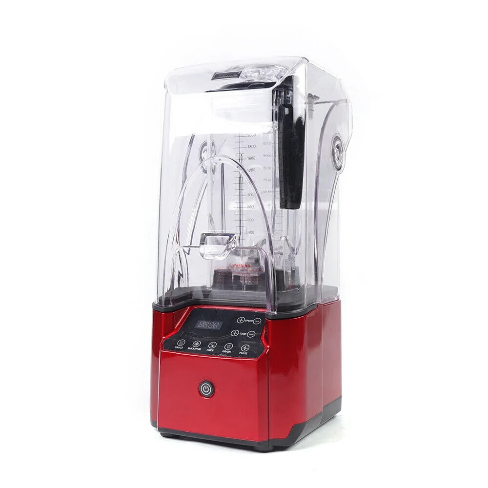 2200W 110V Electric Fruit Vegetable Blender Smoothie Maker Juicer w/Touch Screen Home & Commercial Use