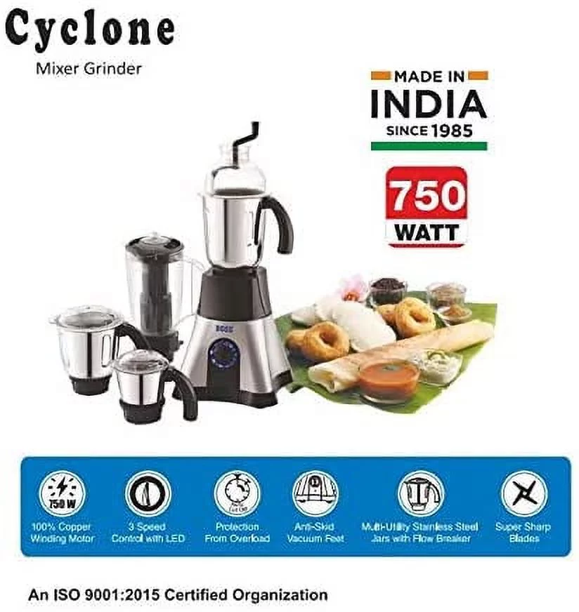 BOSS Cyclone Mixer, Silver