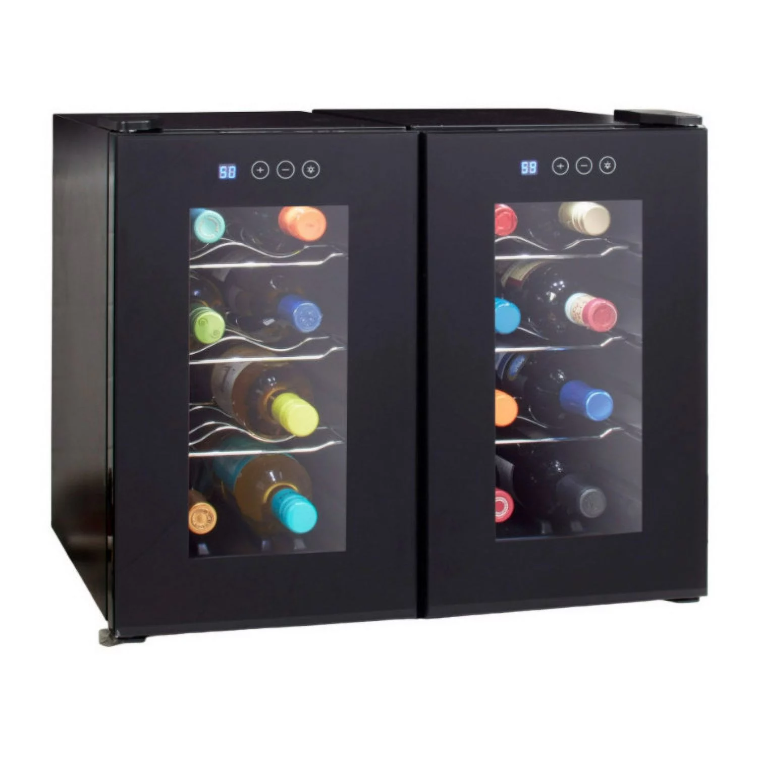 Cuisinart 16-Bottle 2 Independent Cooling Private Reserve Wine Cellar (Black)