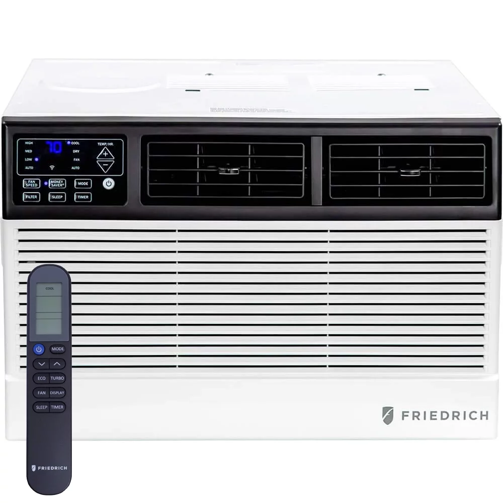 Friedrich CCW06B10B Chill Premier 6,000 BTU 115V Smart Wi-Fi Room Air Conditioner Bundle with 1 Year Extended Protection Plan