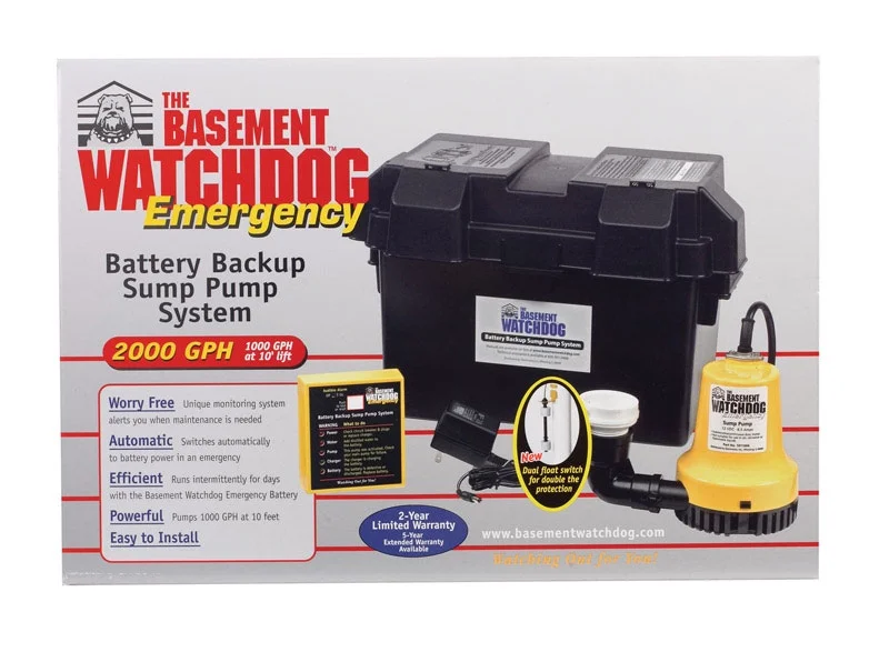 Basement Watchdog BWE Emergency Backup Sump Pump