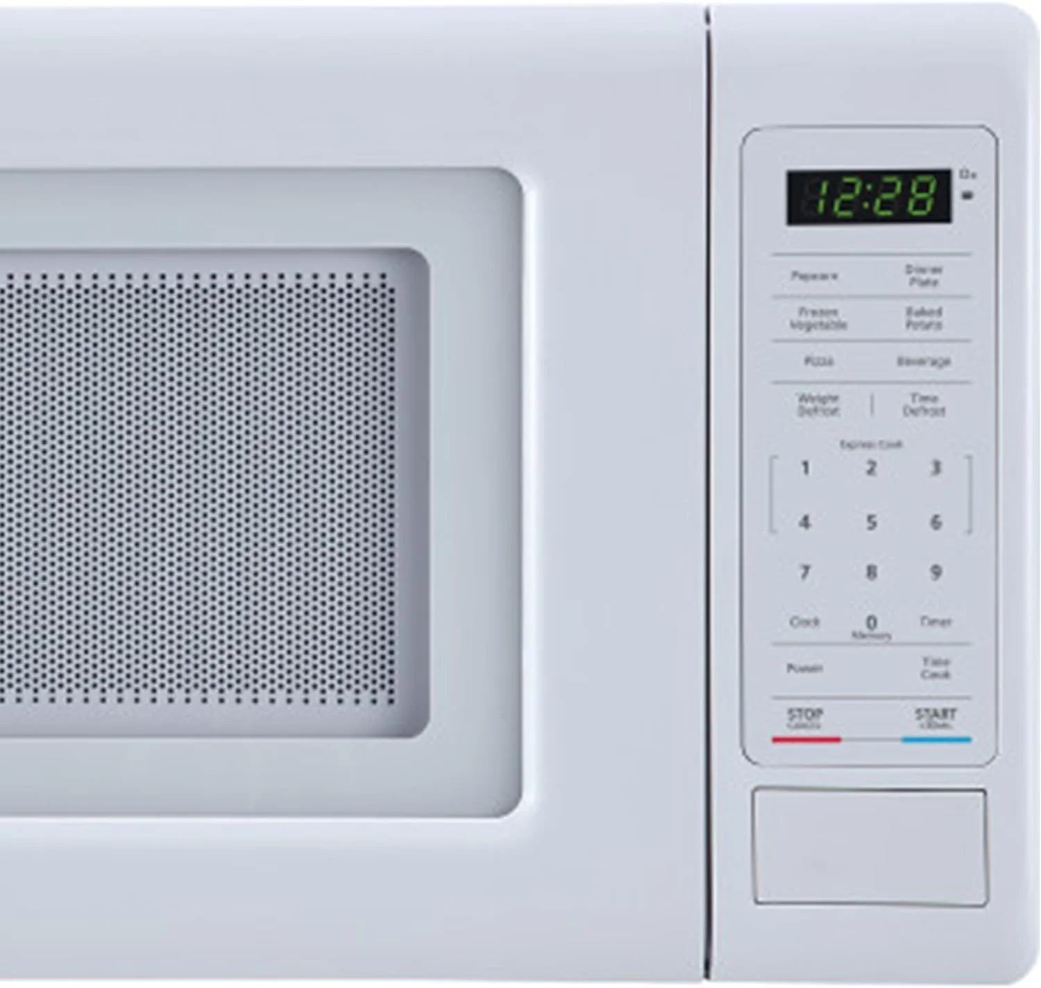 Countertop Microwave Oven, Small Microwave for Compact Spaces, 700 Watts, 0.7 Cubic Feet, White