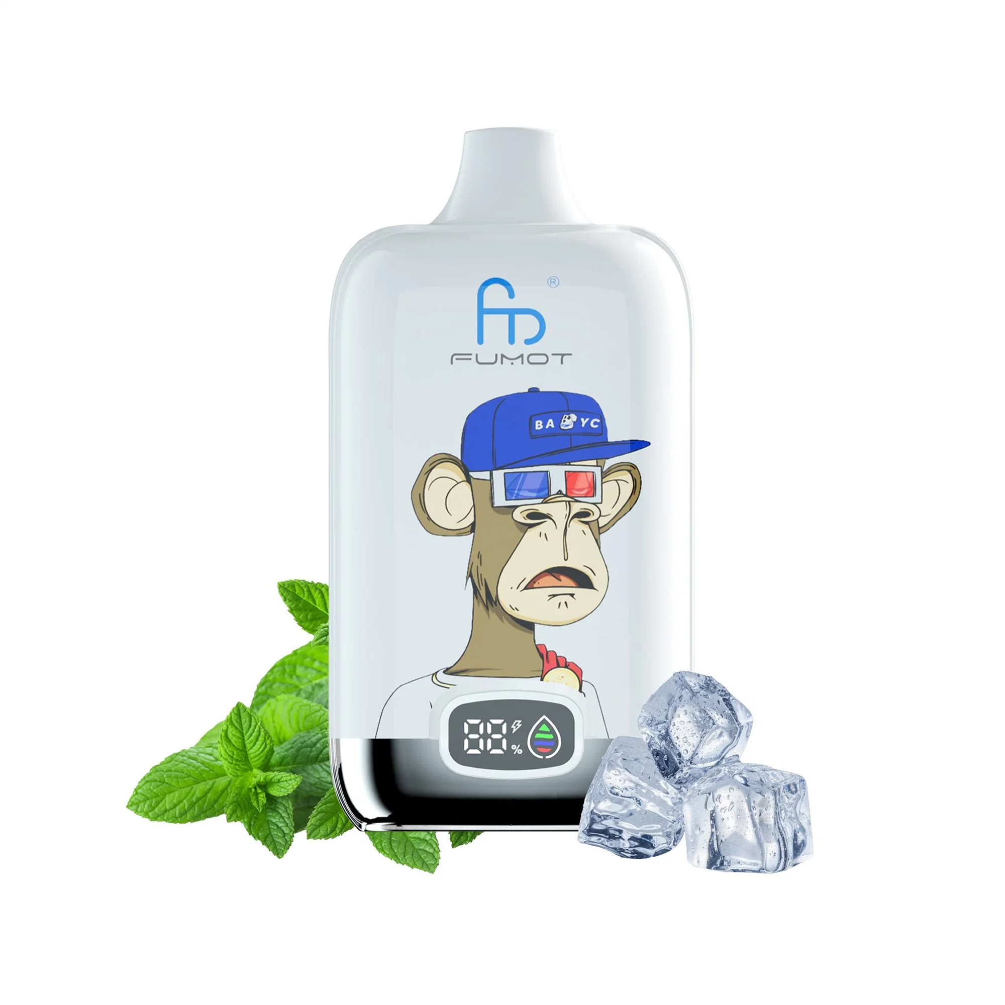 EU warehouse Fumot RandM Digital Box Vape 12000 puff 12k Disposable Vape