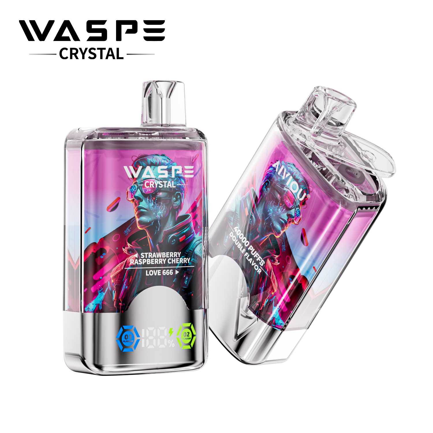 EU warehouse Waspe Crystal 40000 Puffs Disposable Vape