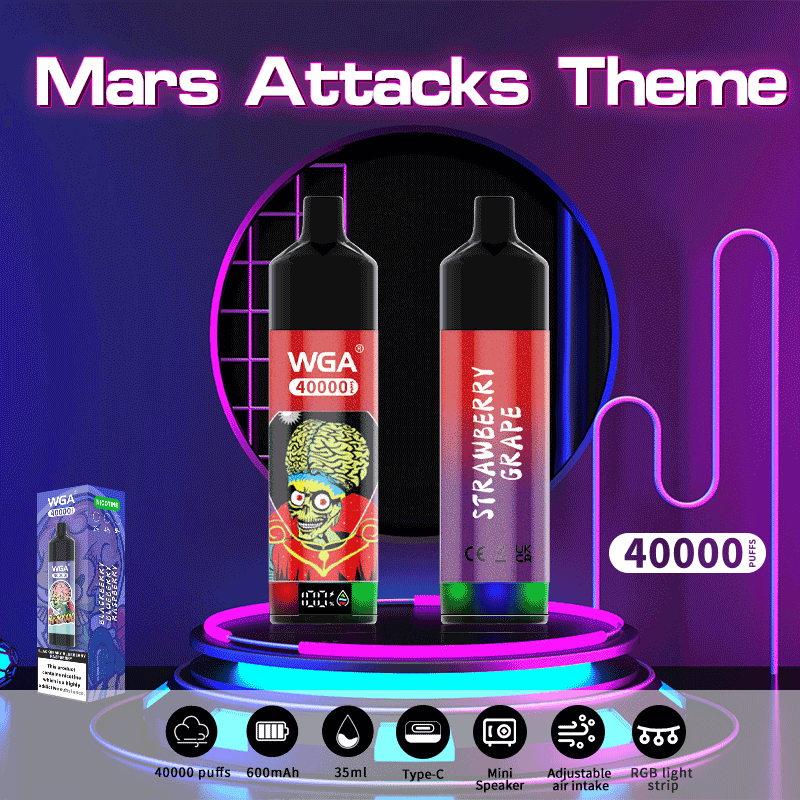 WGA Mars Attacks Theme 40000 Puff Disposable Vape