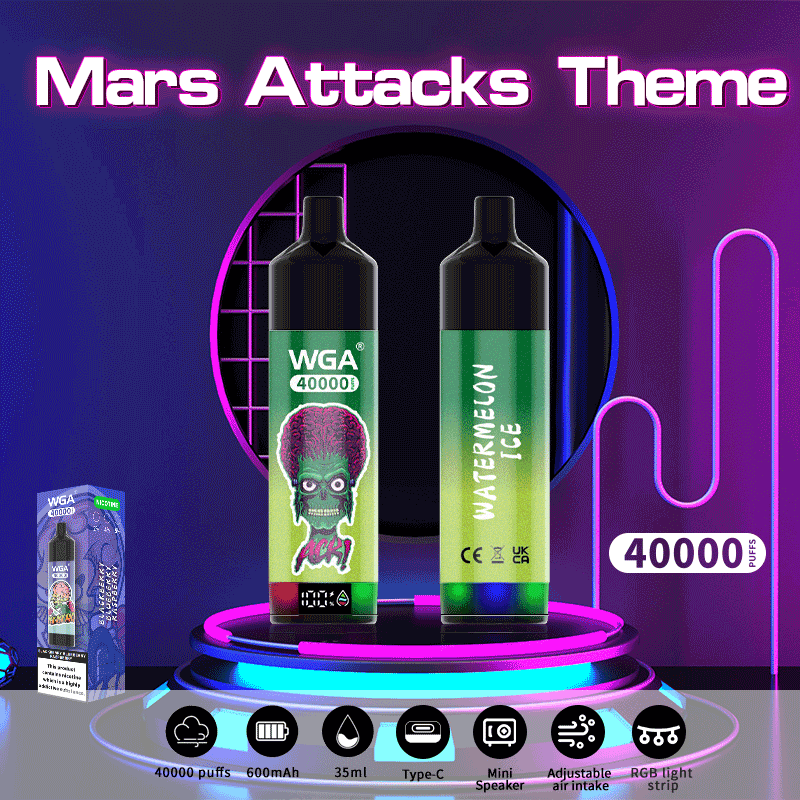 WGA Mars Attacks Theme 40000 Puff Disposable Vape
