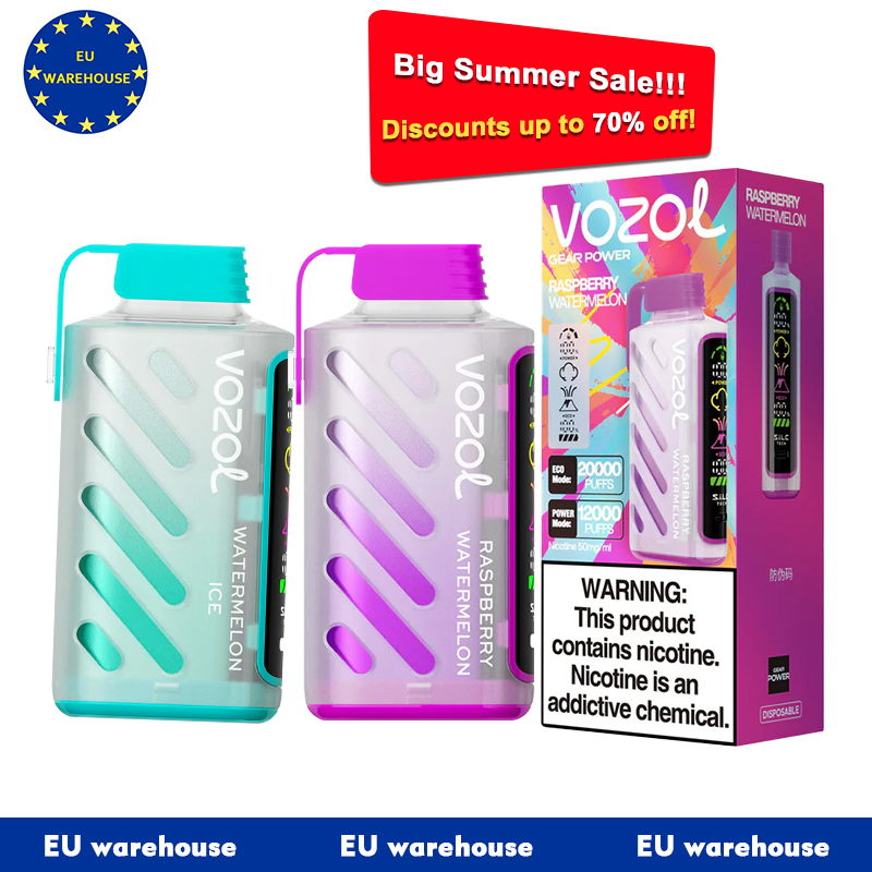 EU warehouse Vozol Gear Power 20000 Disposable Vape summer sale(Strawberry mango flavor)