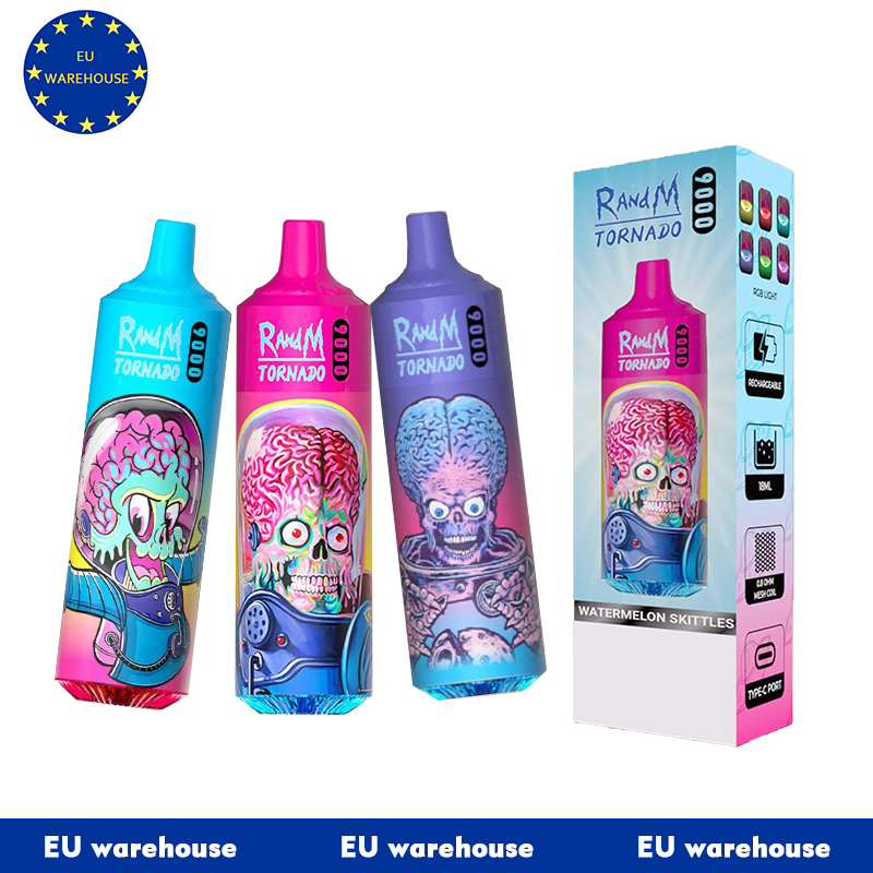EU warehouse Fumot RandM Tornado Vape 9000 puff 9k Disposable Vape