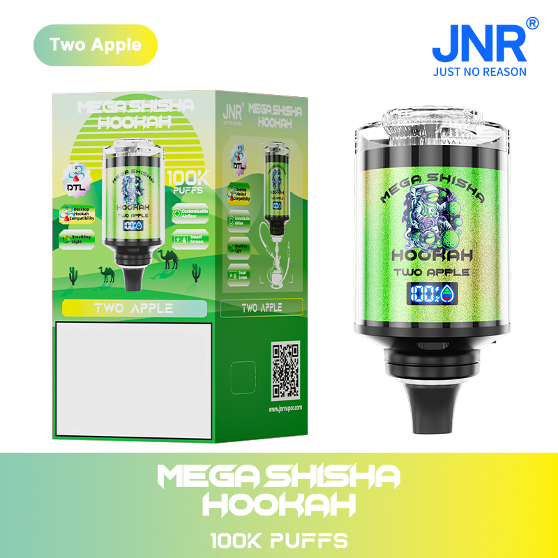 JNR Mega Shisha Hookah 100000 Puff 100k Disposable Vape
