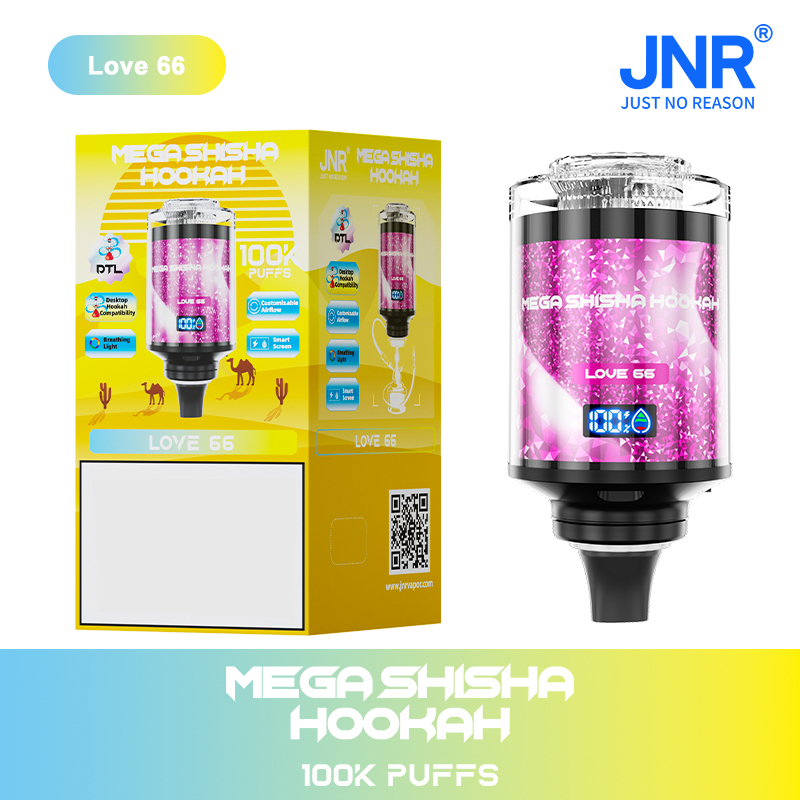 JNR Mega Shisha Hookah 100000 Puff 100k Disposable Vape