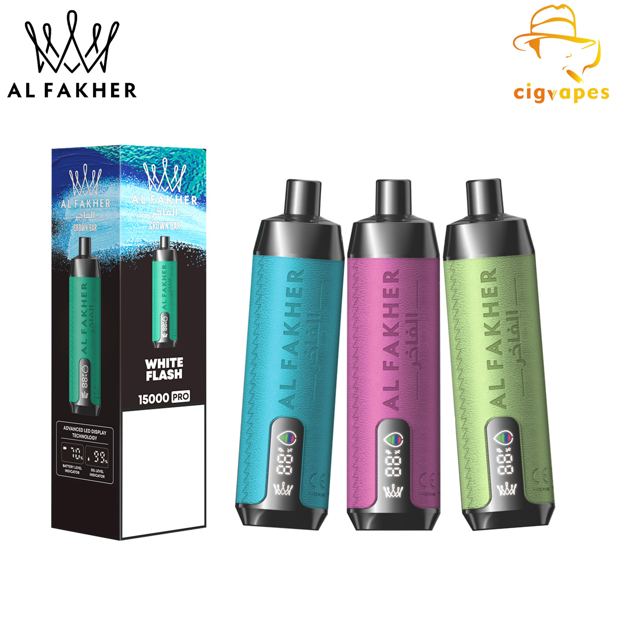 Al Fakher Crown Bar 15000 Pro Disposable Vape