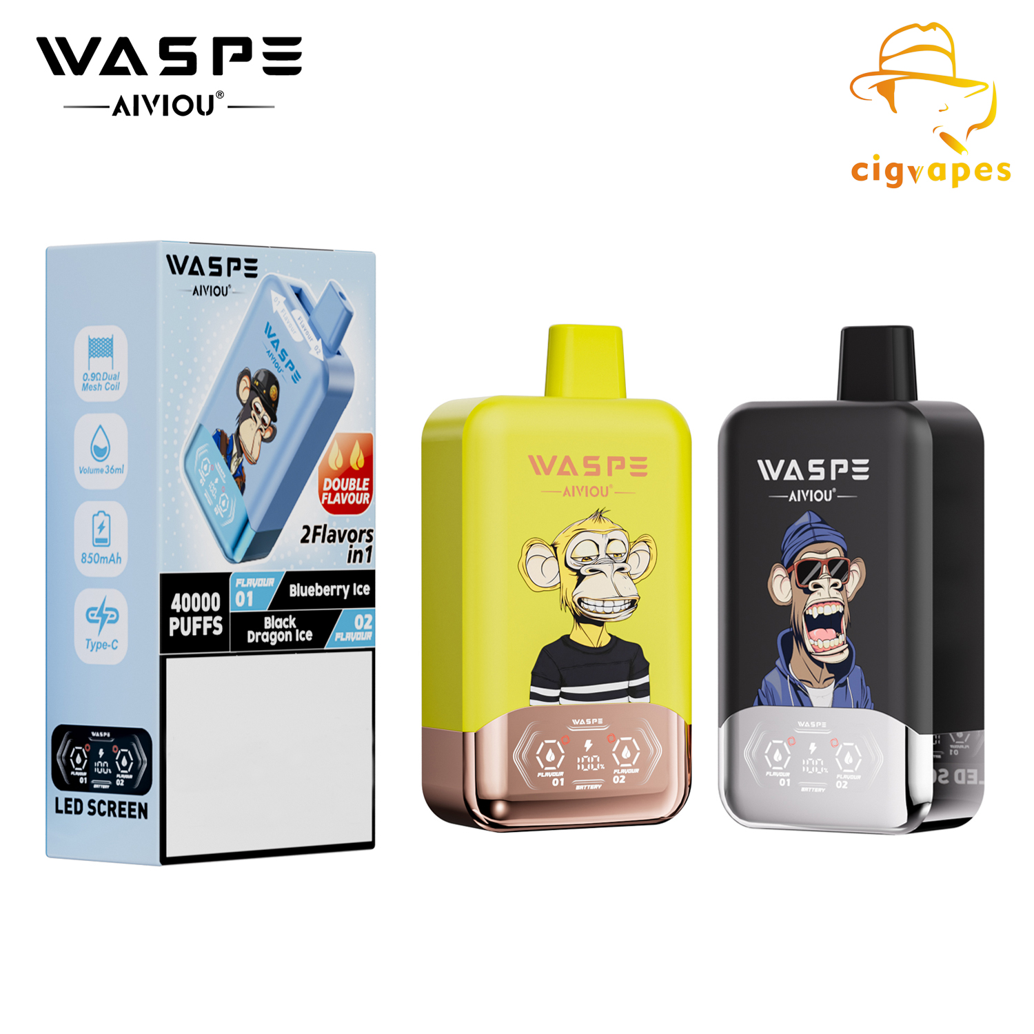 WASPE 40000 Puff 40k Disposable Vape