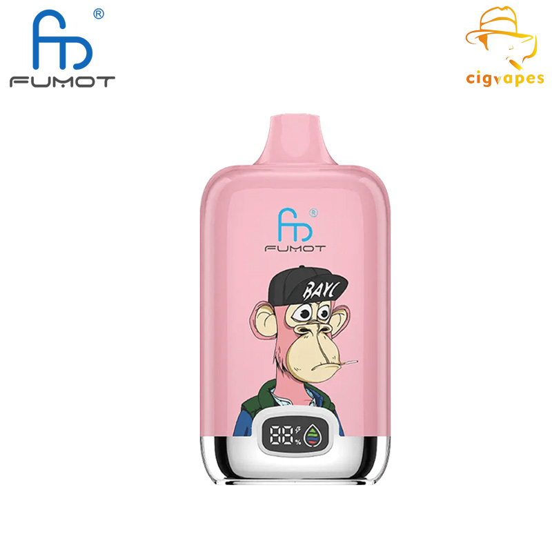 Fumot RandM Digital Box Vape 12000 puff 12k Disposable Vape