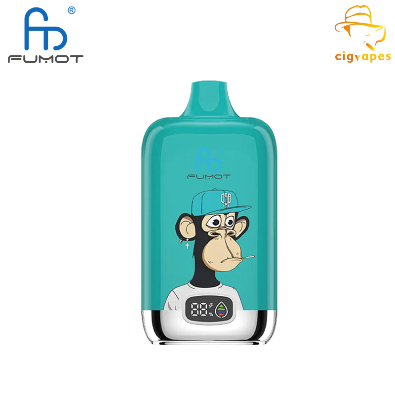 Fumot RandM Digital Box Vape 12000 puff 12k Disposable Vape